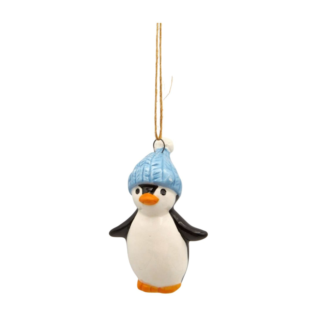Penguin with Blue Hat Tree Decoration