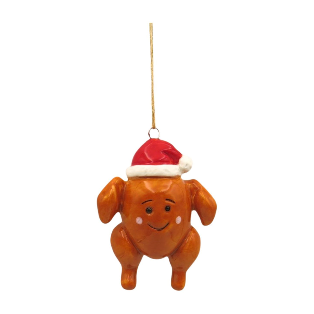 Happy Turkey Christmas Tree Decoration
