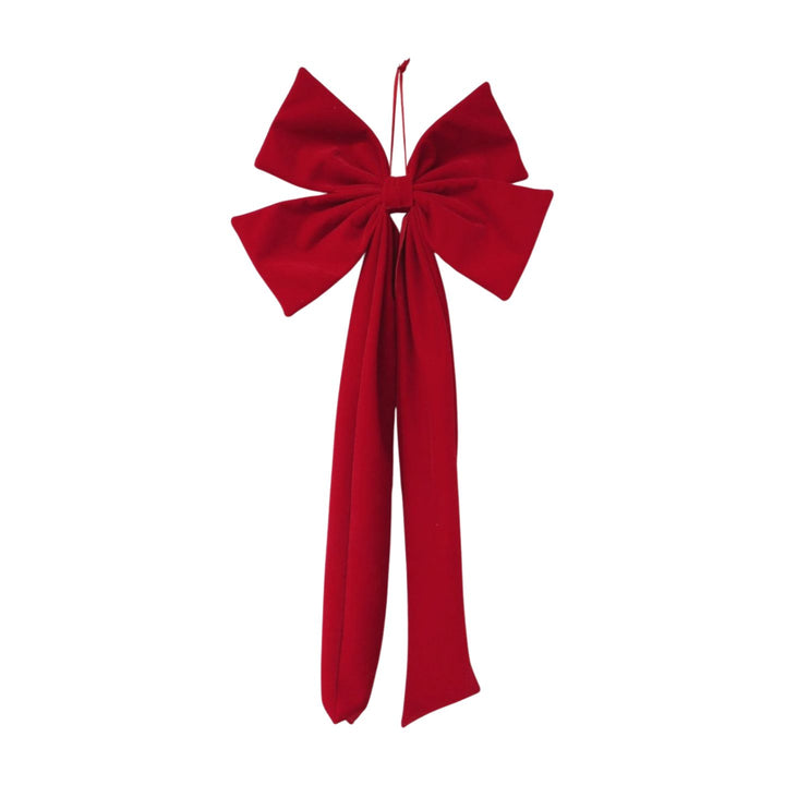 Large Fabric Bow - Red