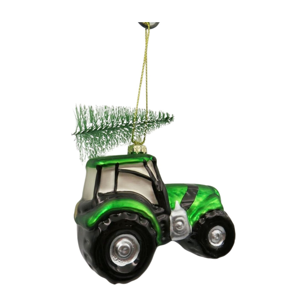 Green Tractor Tree Hanging Decoration