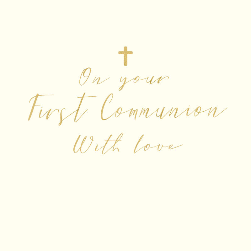 First Communion gift from Hammond Gower by Cornucopia Home and Gift, featuring a decorative religious-themed design.