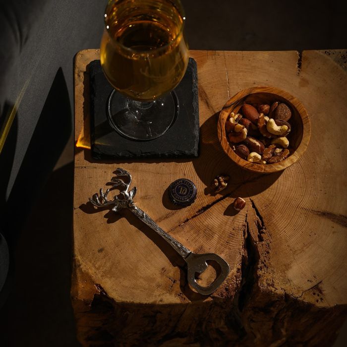 Selbrae House Stag Bottle Opener by Cornucopia Home and Gift, decorative metal opener with stag design for bar use