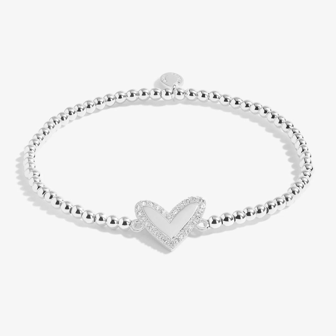 Joma Jewellery A Little Another Year Lovelier bracelet with delicate charm and silver finish, displayed on a neutral background.