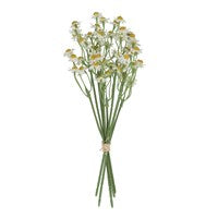 Feverfew Pick Bunch Faux Flowers