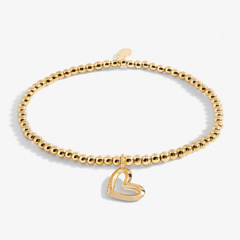 Gold birthday girl bracelet by Joma Jewellery featuring delicate charm and elegant design, perfect for celebrating special occasions.