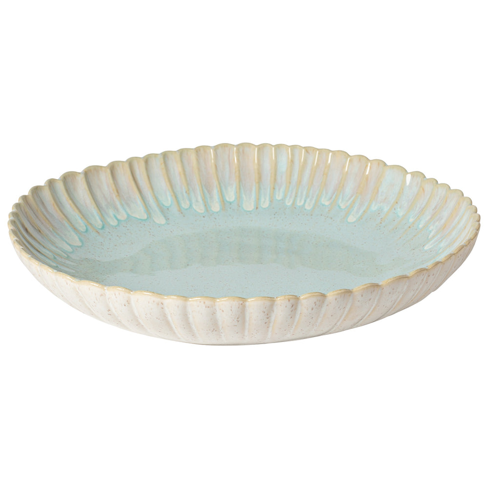Mallorca Sea Blue serving bowl by Cornucopia Home and Gift, featuring a vibrant blue ceramic design perfect for serving and display.