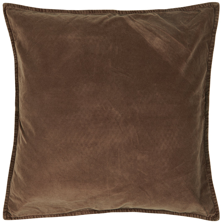 Chocolate Velvet Cushion Cover