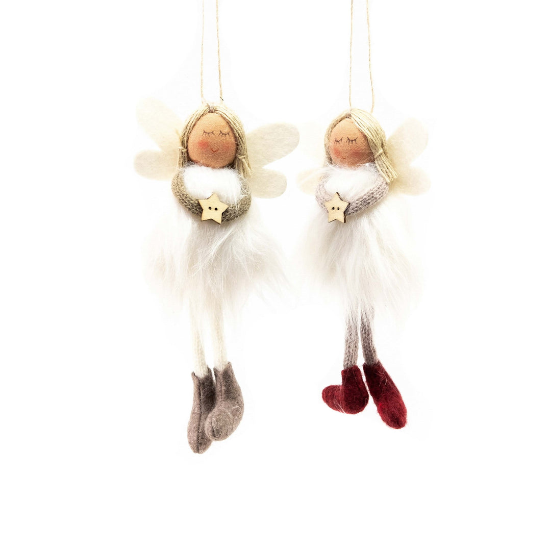 Hanging Fluffy Angel | Assorted Design