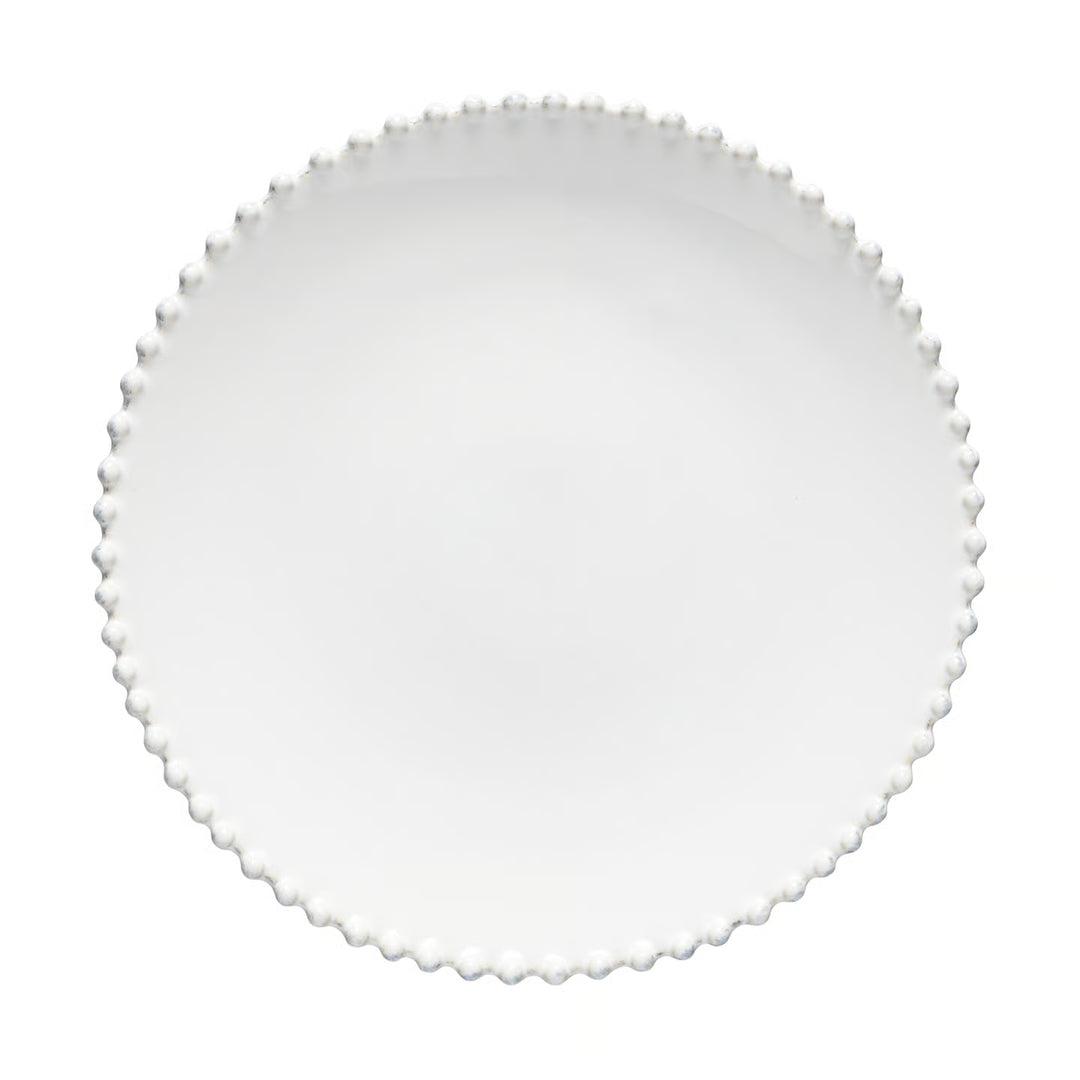 Pearl White Dinner Plate