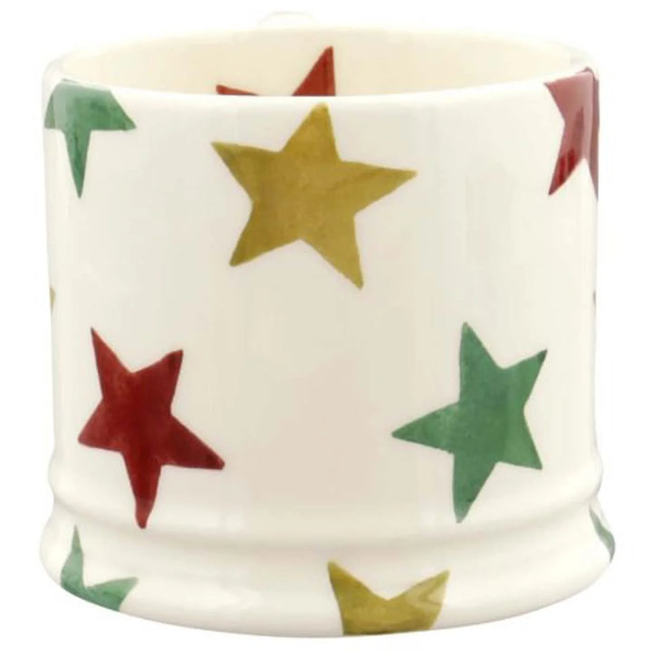 Emma Bridgewater Red, Green and Gold Stars Small Mug
