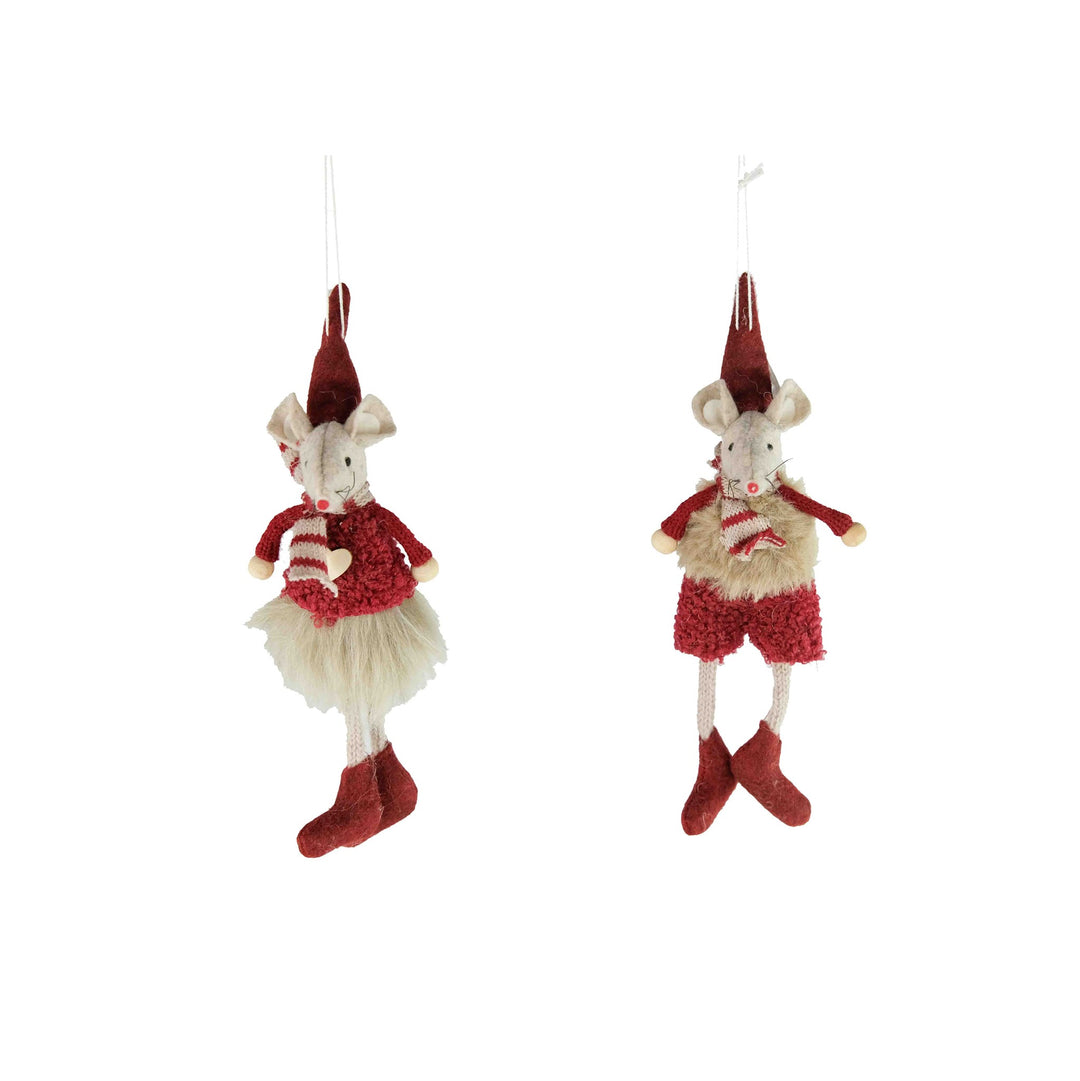 Hanging Red &amp; Grey Mouse | Assorted Design