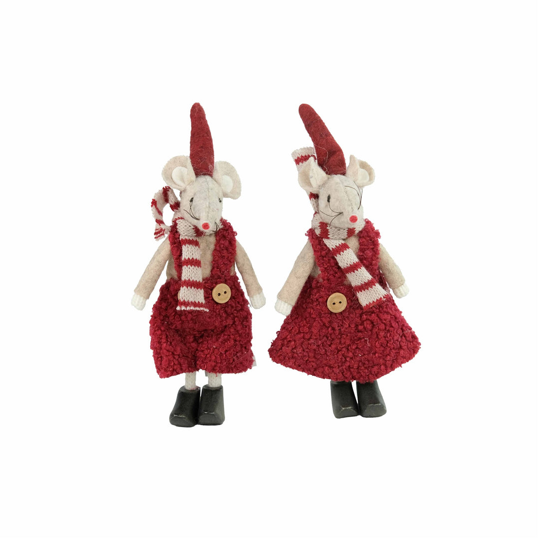 Red Fabric Mouse 14cm | Assorted Design