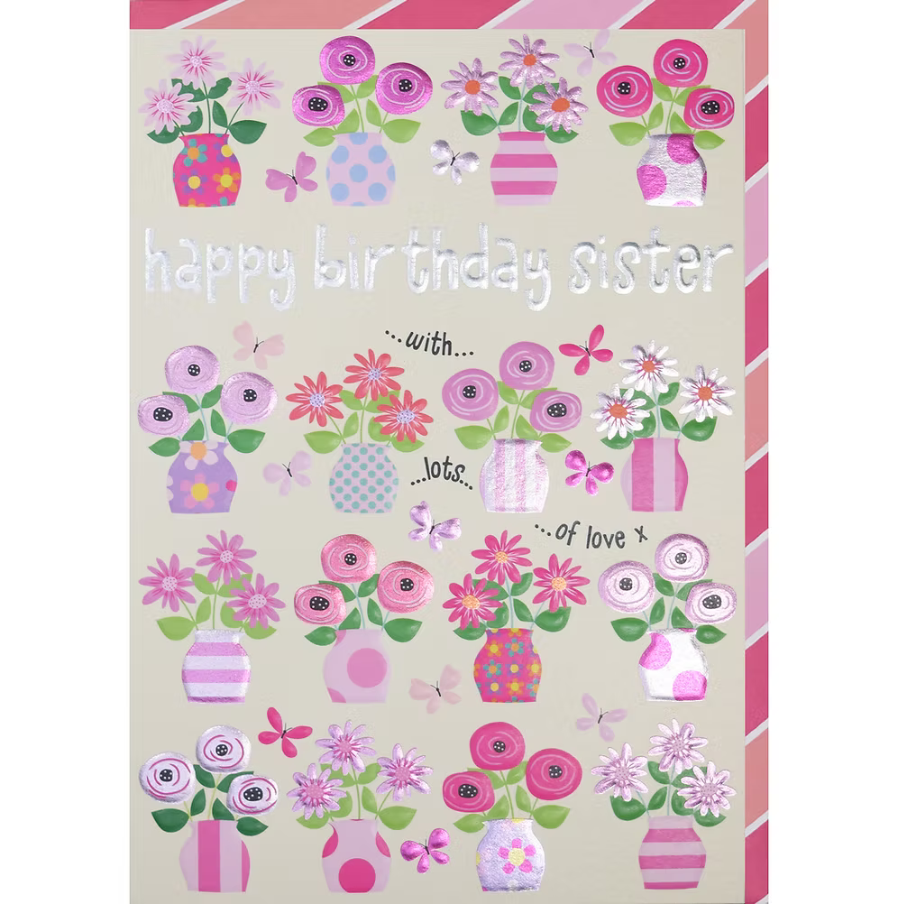 Happy Birthday Sister Card