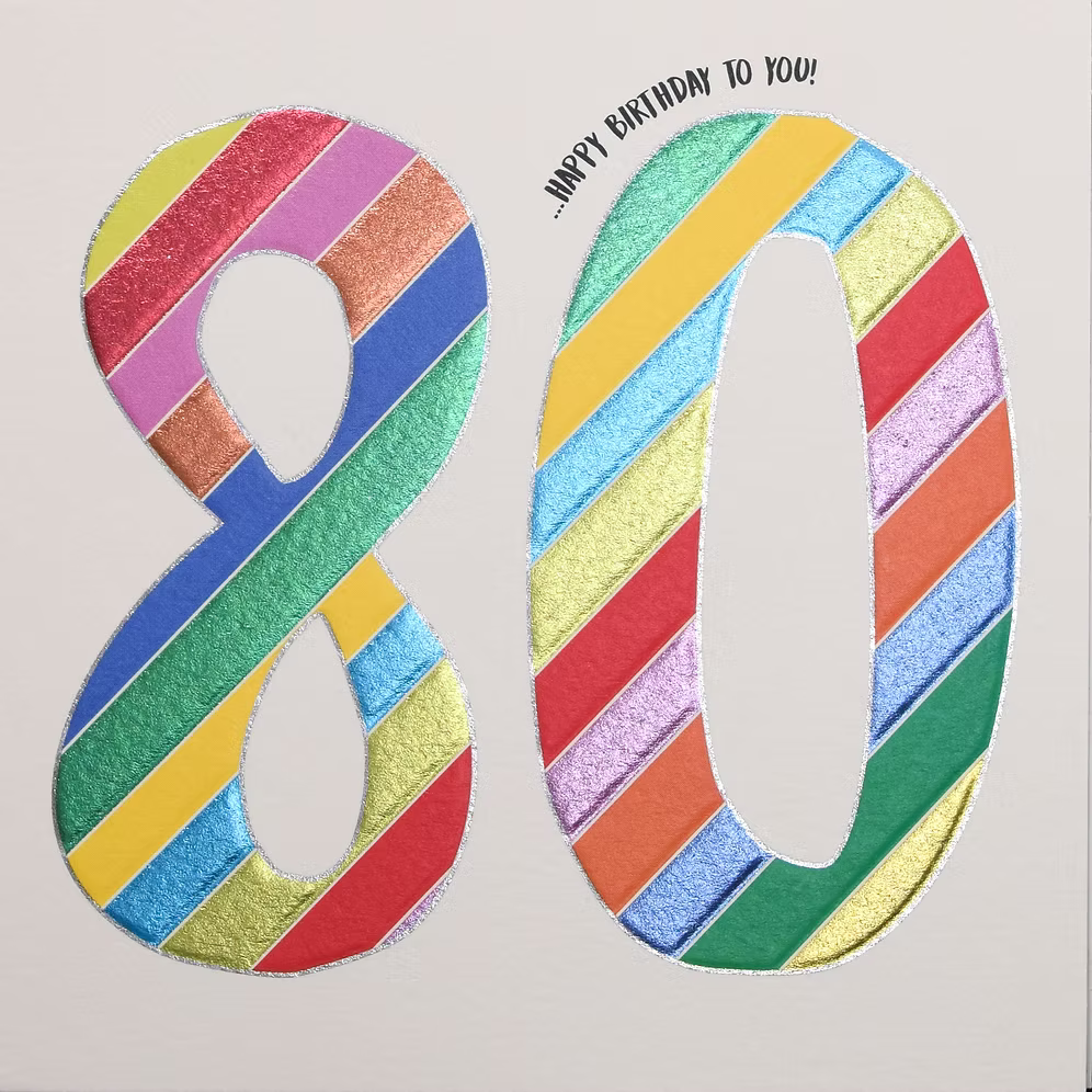 80 - 80 (Multi-stripe) Card