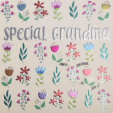 Special Grandma Birthday Card