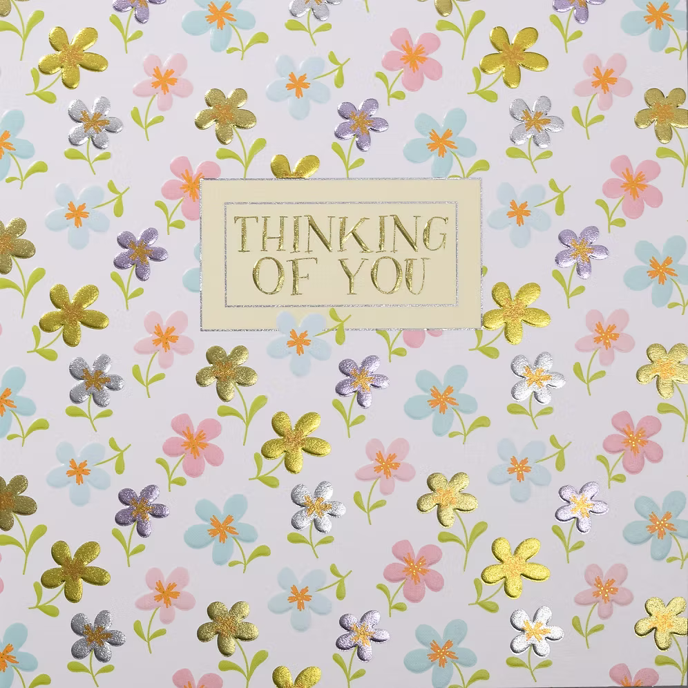 Thinking of you card by Wendy Jones-Blackett featuring a heartfelt design, perfect for sending thoughtful messages.
