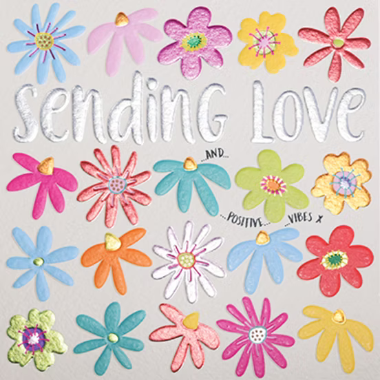 Sending Love (Floral) Card