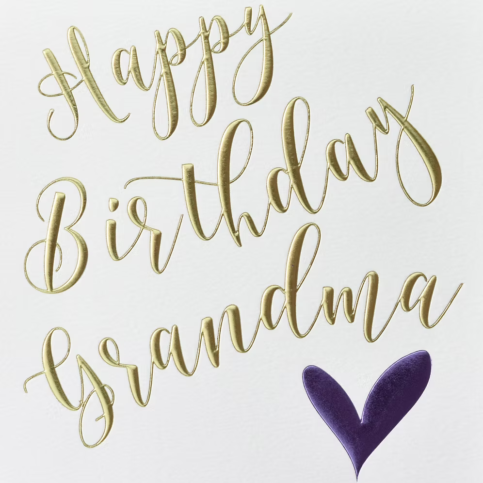 Happy Birthday Grandma Card