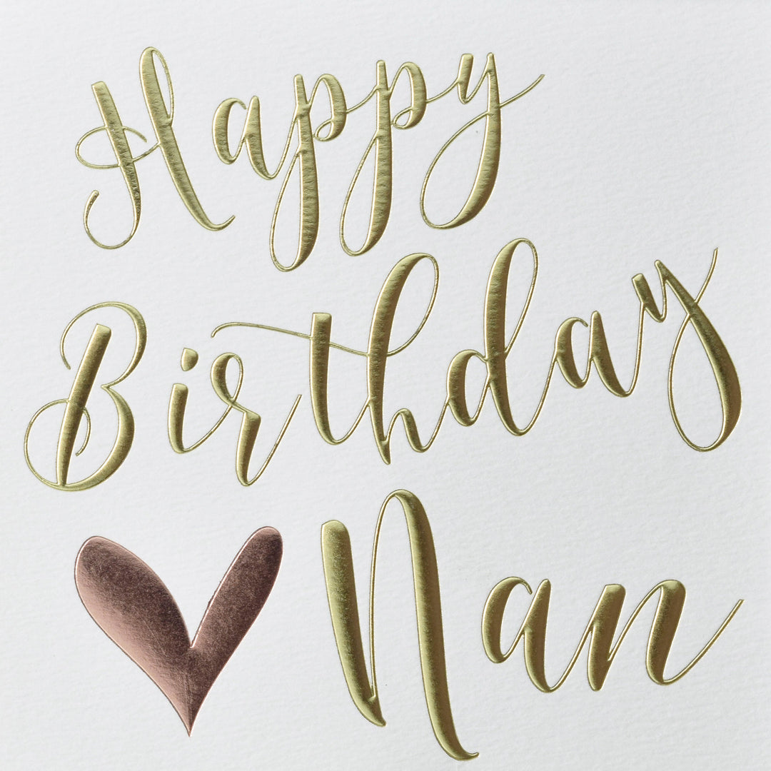 Happy Birthday Nan Card