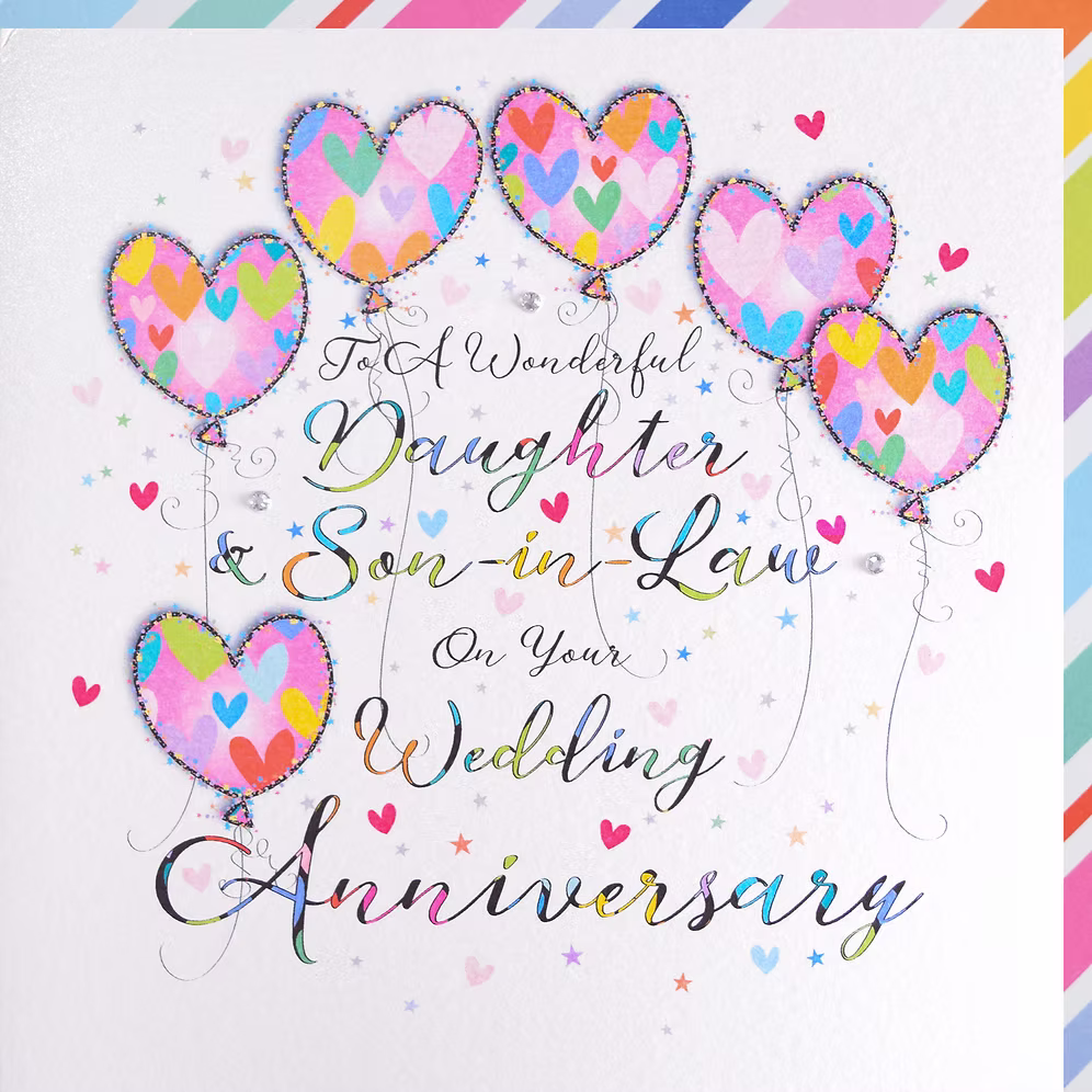 Daughter &amp; Son In Law Anniversary Card
