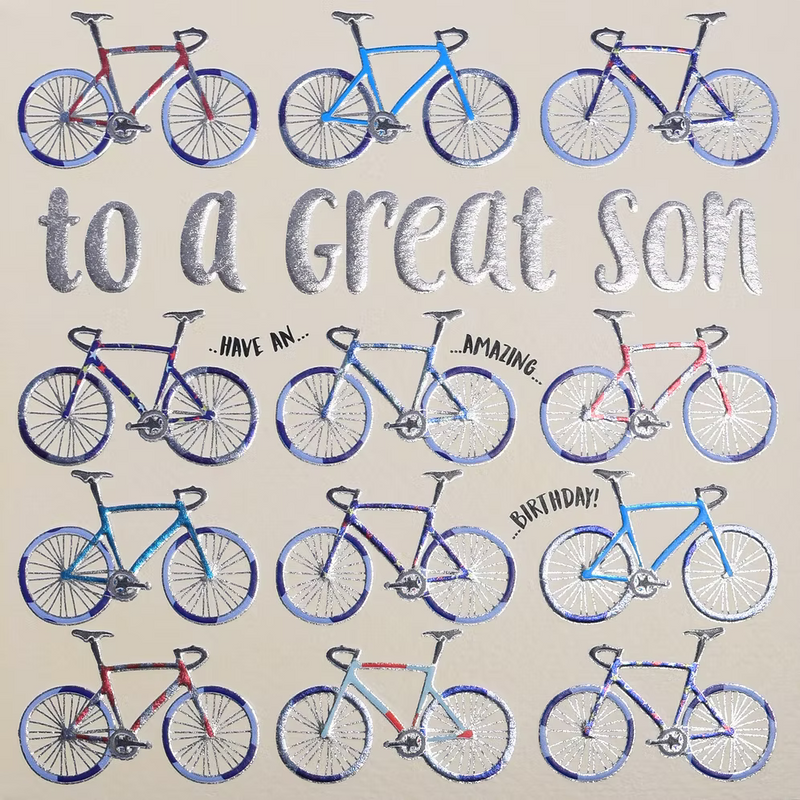 Son Birthday (Bikes) Card
