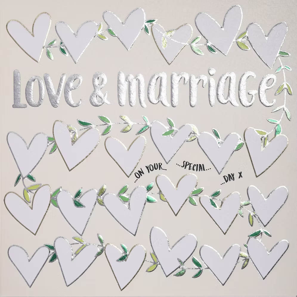 Heart Vine Love &amp; Marriage Card