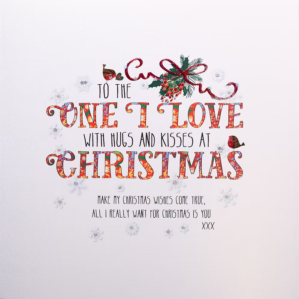 One I Love Christmas Card