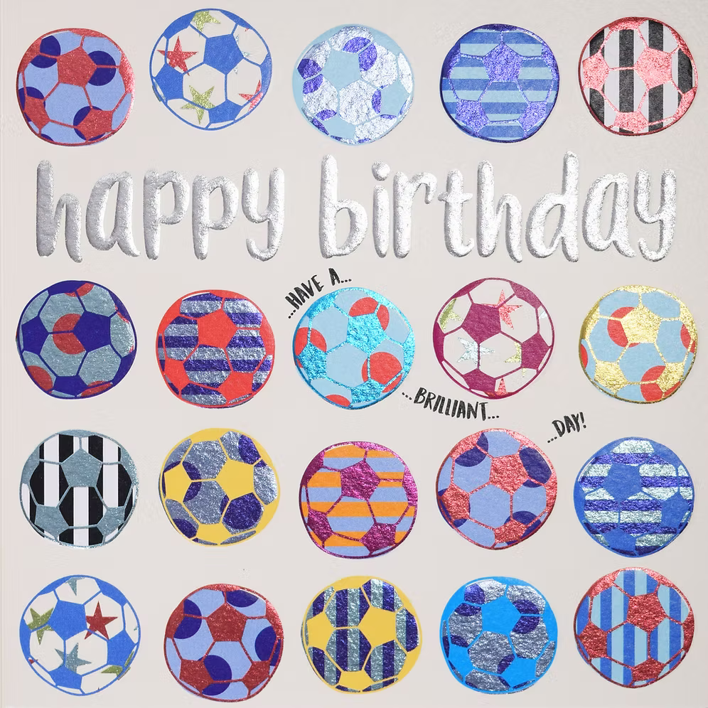 Football Birthday Card