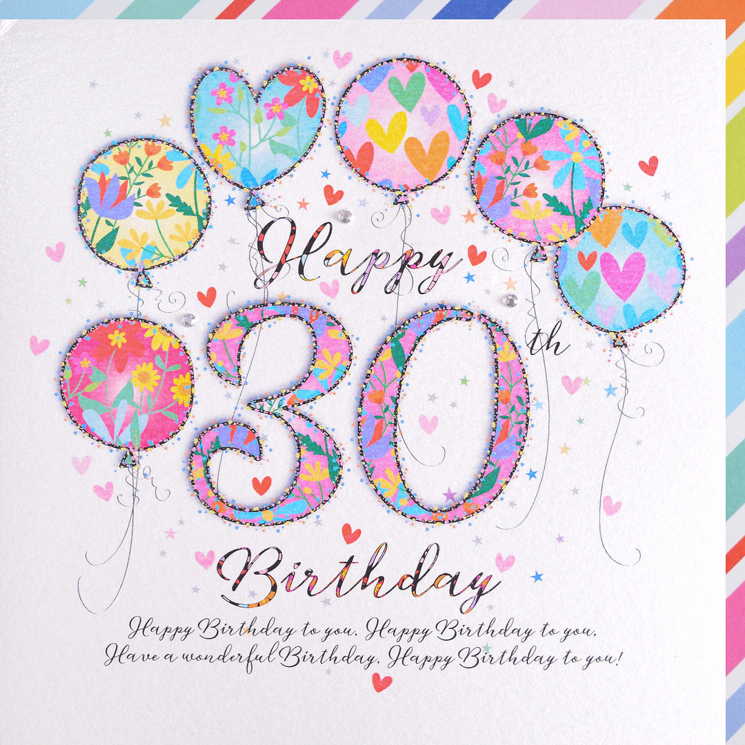 30 - Happy 30th Birthday Card