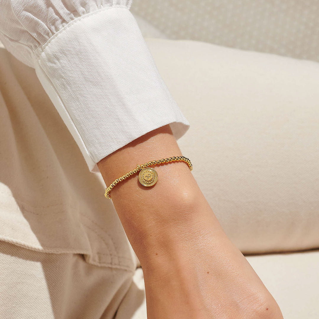 Joma Jewellery A Little 30th Birthday bracelet featuring a delicate silver charm on a dainty chain.