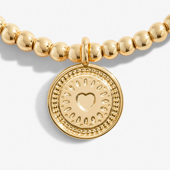 Joma Jewellery A Little 40th Birthday bracelet with silver charm and delicate chain, celebrating milestone birthday.