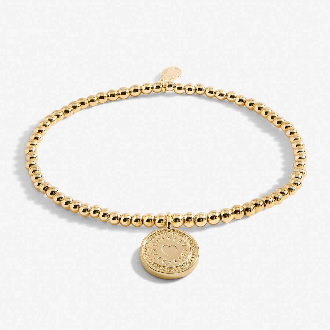 Joma Jewellery A Little 50th Birthday bracelet with silver tone charm and delicate chain, perfect for celebrating milestone birthdays