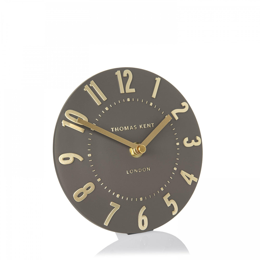 Mulberry espresso mantel clock by Cornucopia Home and Gift featuring a classic design and traditional craftsmanship.
