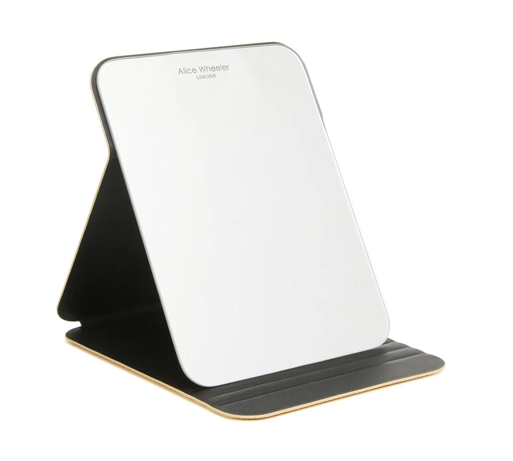 Gold and Black Kensington Folding Mirror