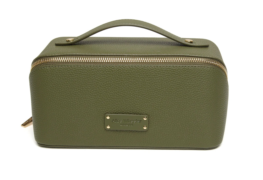Kensington Makeup Train Case - Olive