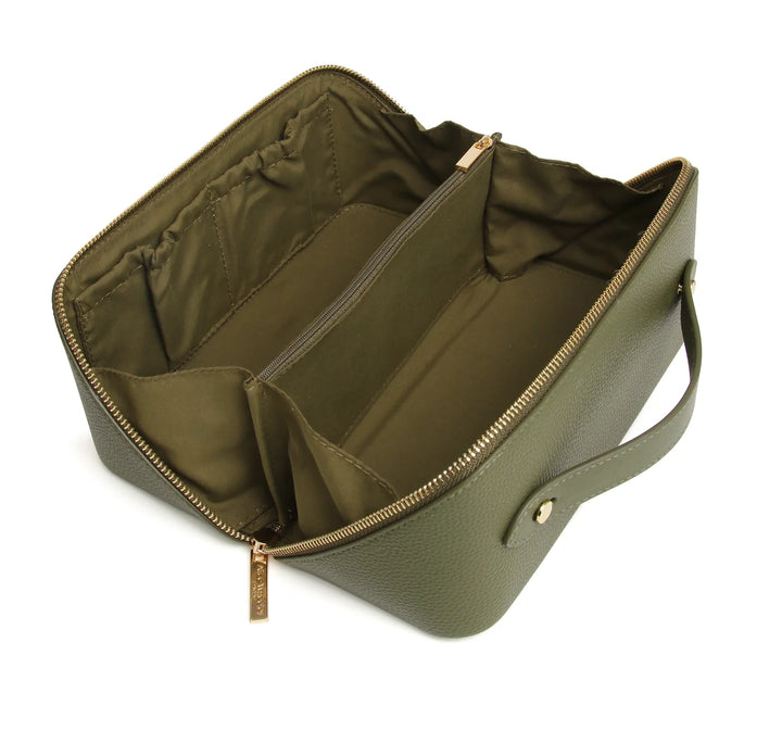 Kensington Makeup Train Case - Olive