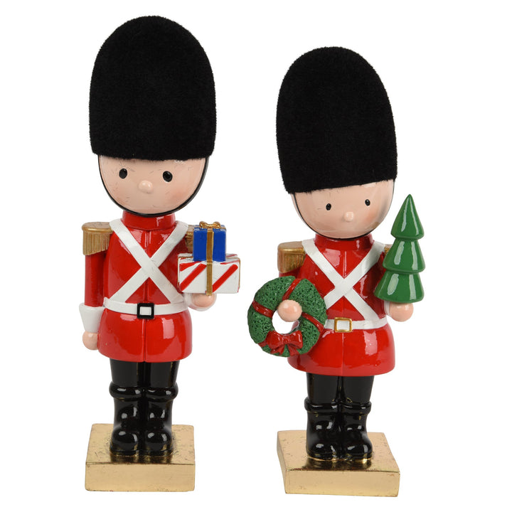 Nutcracker Soldier Christmas Figures – 2 Assorted Designs