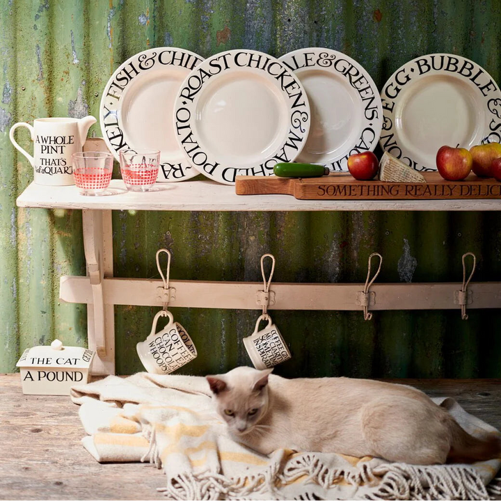 Emma Bridgewater Black Toast 8½ Inch Plate
