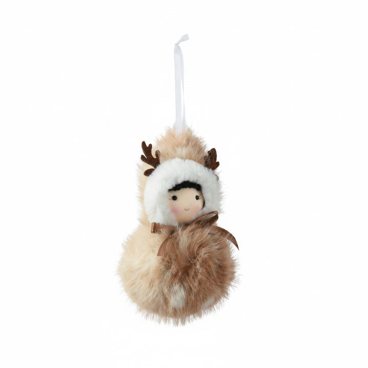 Reindeer Girl Christmas Tree Decoration - Choice of 2 Designs