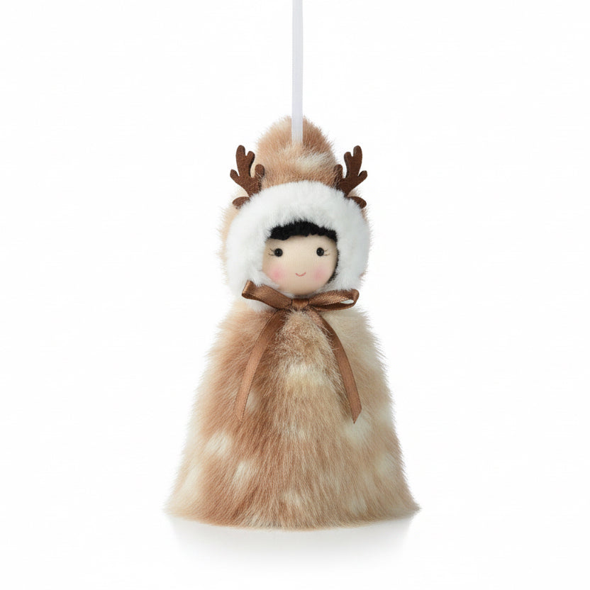 Reindeer Girl Christmas Tree Decoration - Choice of 2 Designs
