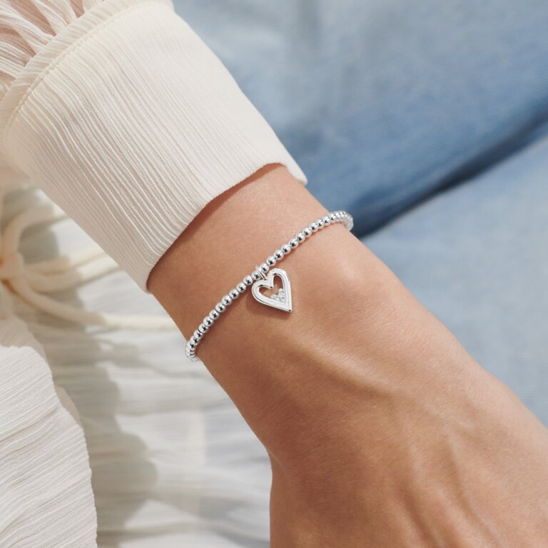 Joma Jewellery "Happy Birthday Daughter" bracelet featuring a delicate charm and silver-tone finish, ideal for birthday gift.