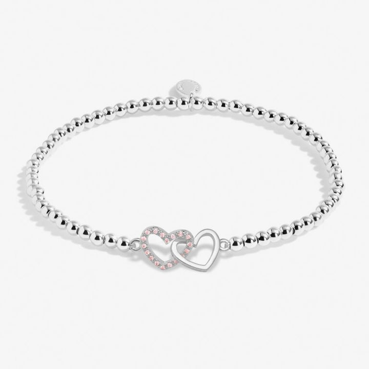 Joma Jewellery A Little Beautiful Bestie bracelet with delicate charm and silver chain, designed for friendship and style.