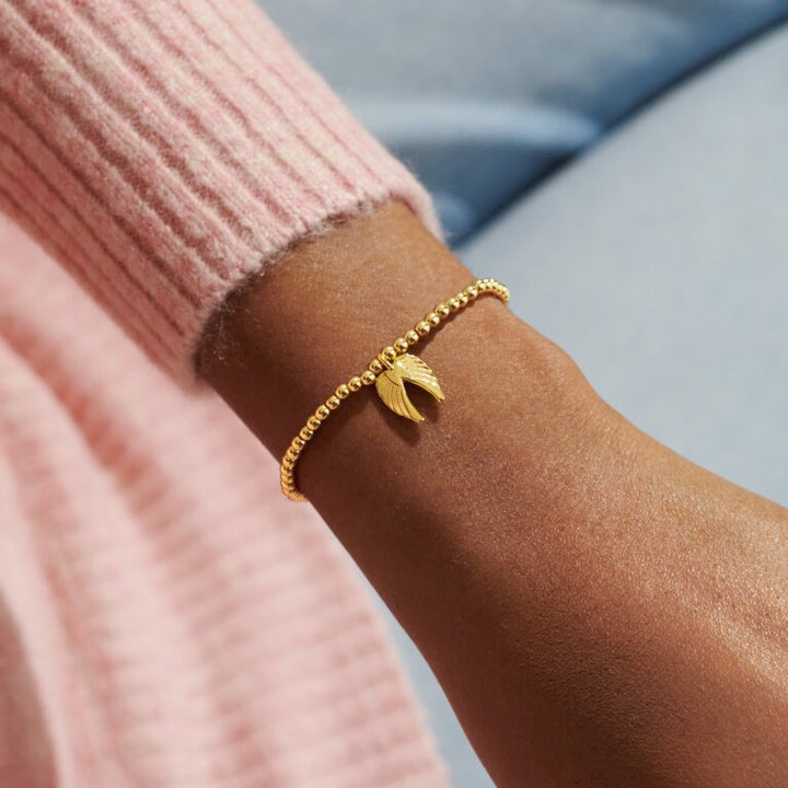 Silver guardian angel bracelet by Joma Jewellery featuring a delicate angel charm and adjustable chain.