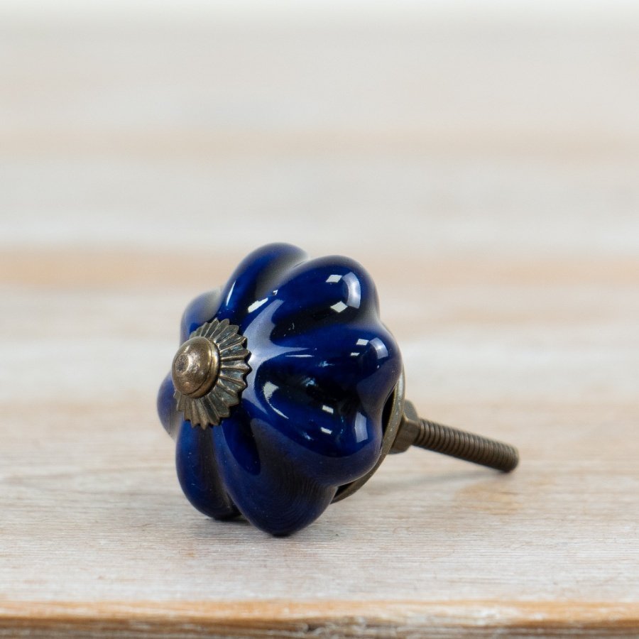 Floral Ceramic Door Knob 7cm