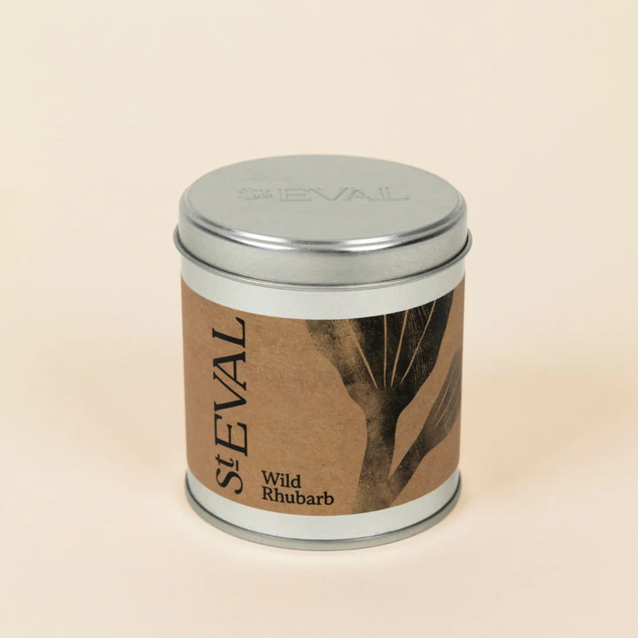 St Eval Wild Rhubarb Tin Candle
