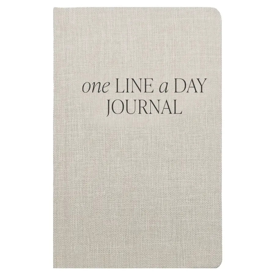 One Line A Day Journal - Tan