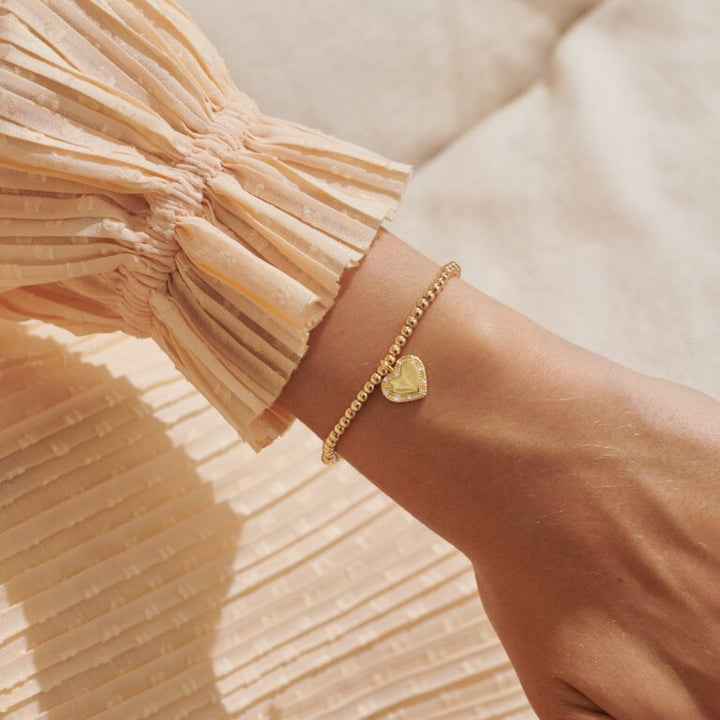 Joma Jewellery A Little Happy 16th Birthday bracelet with a charm, designed for celebrating a special 16th birthday.