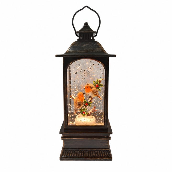 LED Christmas Spinner Lantern - 22cm (3 Assorted Designs)