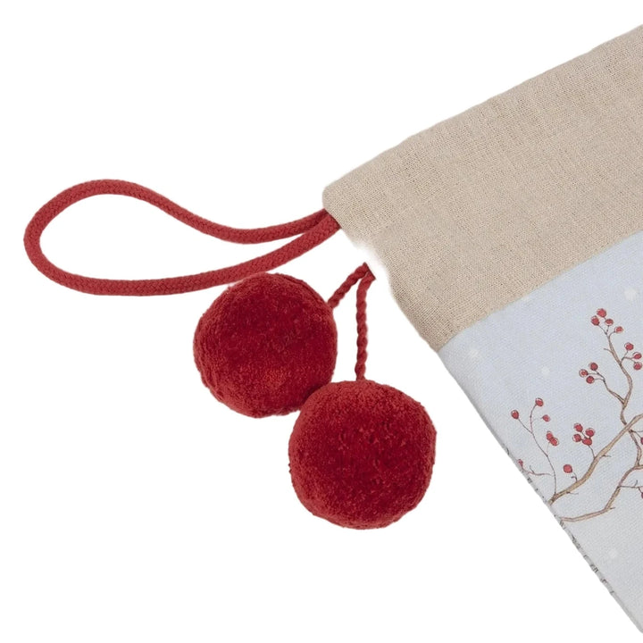 Christmas Sack - Snowy Village Scene
