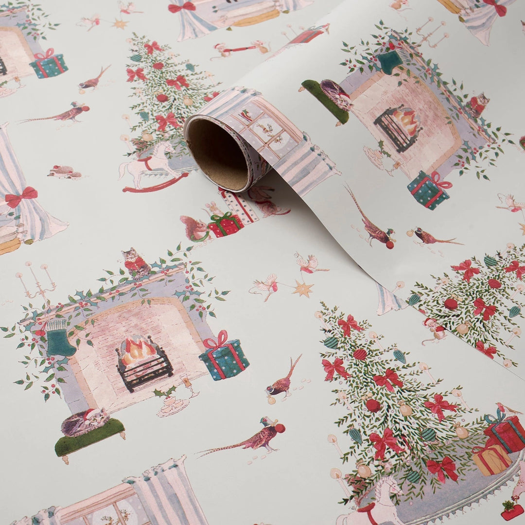Cosy Christmas Roll Wrap - 10m